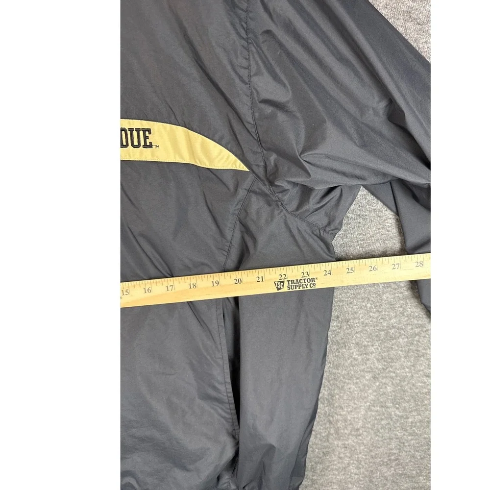 Nike Purdue Boilermakers Track Jacket NCAA Men XL Gray Gold Full Zip Windbreaker